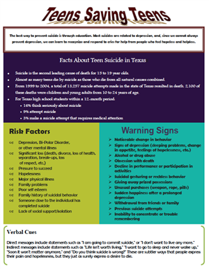 Suicide Prevention - Page 1 